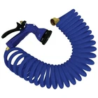 Whitecap 25' Blue Coiled Hose W/adjustable Nozzle (P-0441B) New. Price: $44.99.