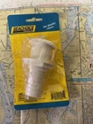 Seachoice #18091 Polished Plastic 1-1/8" White Thru Hull Connector. New. Price: $8.00.