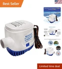 12V 1100 Gph Automatic Marine Bilge Pump With Compact Design And Float Switch New. Price: $38.69.