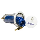 Hosecoil 15FT Coiled In-deck Boat Washdown W/nozzle & Flush Mount Enclosure New. Price: $185.71.