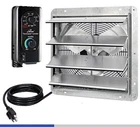 Iliving 16" Wall Mounted Shutter Exhaust Fan, Automatic Assorted Styles New. Price: $181.50.