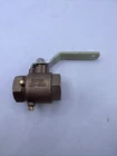 New Groco 1-1/2" Npt Bronze In-line Ball Valve IBV-1500. Price: $109.00.