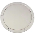 Beckson 8" Smooth Center Pry Out Deck Plate White 8.5" Cut #DP81-W New. Price: $59.25.