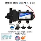 12V Dc For Shurflo Aqua King Ii Supreme Water Pump 5.0 Gpm 55 Psi Rv &marine New. Price: $299.00.