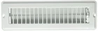 Ap Products (13640 White 2-1/4" X 10" Floor Register New. Price: $27.21.