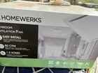 Homewerks 7140-80 Bathroom Exhaust Fan Cfm Quiet Easy Install Steel New. Price: $35.00.