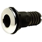 5/8 Inch Stainless Steel Covered Thru-hull Bilge Pump Hose Fitting For Boats New. Price: $17.99.