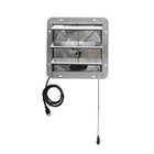 Iliving Gable Mount Shutter Fan/vent 772-CFM Aluminum Silver Electric Powered New. Price: $103.79.