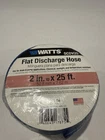 Watts X Flat Discharge Hose SCDV25 Blue Pump Drain New Sealed. Price: $30.99.