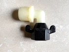 Shurflo Fitting 90 Ebow Npt Hose X Wingnut (f) 244-3366 New. Price: $6.08.
