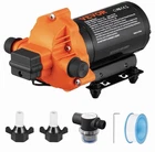Vevor 12V Water Pressure Diaphragm Pump Self-priming 70 Psi 5.5 Gpm New. Price: $59.99.