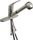 American Brass SL1000N Kitchen Faucet - Brushed Nickel Open. Price: $100.00.