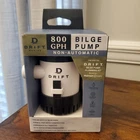 Drift Marine Bilge Pump 800 Gph BT6766 Non-automatic New. Price: $21.99.