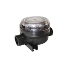 Flojet 01740375G Inline STRAINER,2 1/4"H,CLEAR,420 Micron 4YD36 New. Price: $37.00.