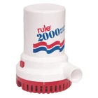 Rule 2000GPH High Capacity Bilge Pump Listed With 6' Leads, 12V 10-6UL New. Price: $190.10.