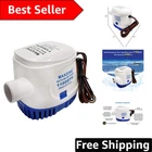 Efficient 12V Automatic Boat Bilge Pump - 1100GPH Flow Rate With Float Switch New. Price: $49.99.