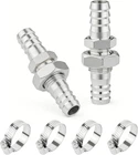 2PCS 304 Stainless Steel Hose Barb Fitting Thru-bulk Bulkhead Straight Hex Union New. Price: $15.23.