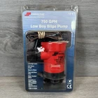 Johnson Pump Low Boy Bilge - 750 Gph, Model: 33703, Red New. Price: $39.95.