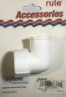Rule Model 57 90 Degree 1/8" To 1" Npt Elbow Adapter FITTING-WHITE-NEW-SHIP24H. Price: $34.88.