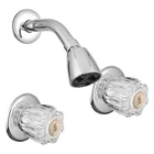 Dura Chrome Polished Shower Control Valve Kit Crystal Acrylic Knobs Handles New. Price: $39.63.