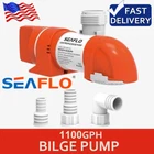 Seaflo Bilge Pump Automatic Boat Marine Water Low Profile 12V 1100GPH. Price: $69.99.