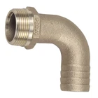 Perko 1-1/4" Pipe To Hose Adapter 90 Degree Bronze Made In The Usa 0063DP7PLB... New. Price: $41.00.