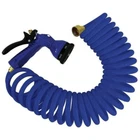 Whitecap 50' Blue Coiled Hose With Adjustable Nozzle #P-0442B New. Price: $53.42.