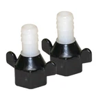 Shurflo By Pentair 1/2" Barb Npt-f Hex/wingnut Straight Fitting New. Price: $19.32.