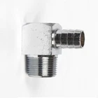 1/2" Hose Barb Elbow X Male Npt Fitting 90 Degree Chrome New. Price: $18.00.