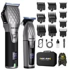 Fadeking Hair Clippers And Trimmer Set For Men, Professional Grayish Black New. Price: $79.80.
