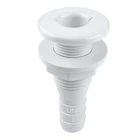 Seaflo 1" Marine Thru Hull Fitting White Polypropylene Boat Drain Bilge Port New. Price: $7.49.