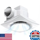 Nalle 9.6" Bathroom Exhaust Fan W/ Light 90 Cfm 6000K Led 12W Ceiling Mount New. Price: $105.45.