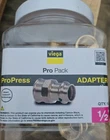 Viega Propress 1/2 In. X Fpt Zero-lead Bronze Adapter (10-PACK) New. Price: $38.00.