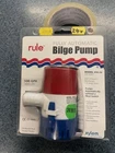 Rule Bilge Pump 500GPH 24V 25S-24 New. Price: $137.74.