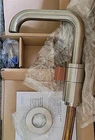 Brizo Litze 1.2 Gpm Bathroom Faucet Luxe Nickel/teak Wood 65035LF-NKTK Open. Price: $444.00.