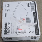 Broan-nutone 688E White Exhaust Fan, Energy Star, Quiet, Easy Install, 2.0 Sones Open. Price: $44.99.