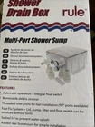 New Rule Shower Drain Box 98B 750 Gph Pump 12V Dc Marine Boat Multi-port. Price: $99.99.