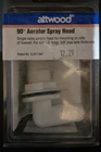 Attwood 4125/4123 90 Aerator Spray Head 3/4" Livewell Marine Boat New. Price: $11.50.