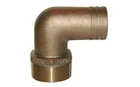 Groco 1-1/2" Npt Bronze 90 Degree Pipe To Hose Fitting New. Price: $42.50.