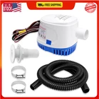 1100 Gph Automatic Boat Bilge Water Pump 12V,1-1/8 Inch Dia Plumbing New. Price: $48.44.