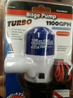 Bilge Pump, 1100 Gph, 1/8" Hose Required, Boater Sports 57426 New. Price: $27.99.