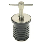 Twist Turn Watertight Seal 1" Diameter Stainless Steel Boat Drain Plug New. Price: $28.95.