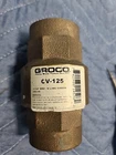 Groco In-line Check Valve W/npt Threaded Ports 1-1/4" Bronze CV-125 New. Price: $19.99.