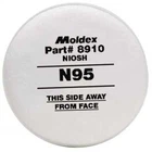 5 Pack Moldex 8910 White Facepiece Filters For Particulates, TC-84A-1343 New. Price: $54.00.