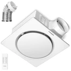Vivohome Autoflow Bathroom Exhaust Fan No Lights & 30-110-160CFM, New. Price: $123.99.