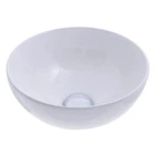 Ambassador V28-1502-WH-R Half Sphere Vessel- Smooth Porcelain, 12 1/2" Diameter New. Price: $175.99.