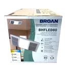 Broan Powerheat 80CFM Bath Exhaust Fan W/ Cct Light & Heater BHFLED80 Open. Price: $129.95.