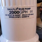 Seaflo 2000GPH 12V Bilge Pump Marine Boat Rv Submersible Water 29MM Outlet New. Price: $45.00.