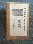 Groco GF-376 Fuel Filter New. Price: $40.00.