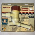 Rule 403C Tournament Series Livewell Baitwell Pump 800 Gph 12 Volt Lot TI2 New. Price: $75.00.